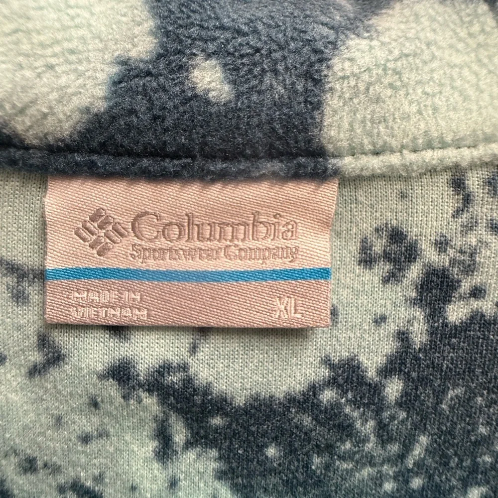 Columbia Sportswear Women’s X-Large Pullover Fleece Teal New With Tags - Picture 2 of 4